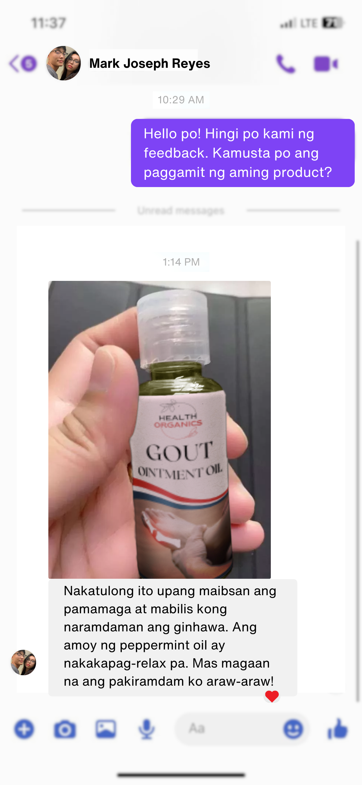 Gout Ointment Oil